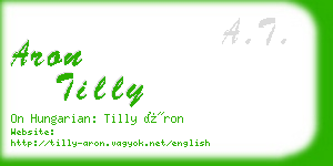 aron tilly business card